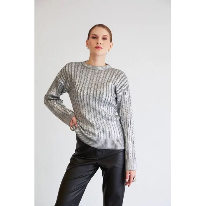 Lamen Simli Triko Kazak