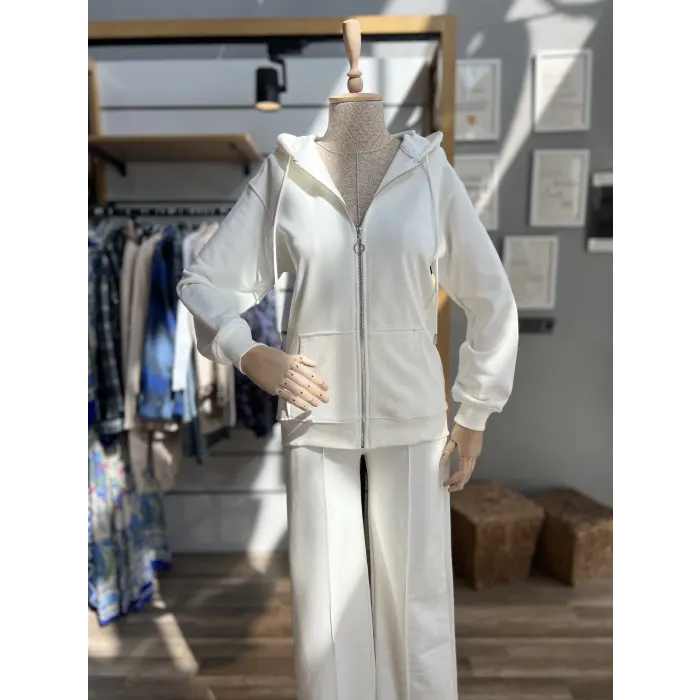 Loni Fermuarlı Sweatshirt Ceket