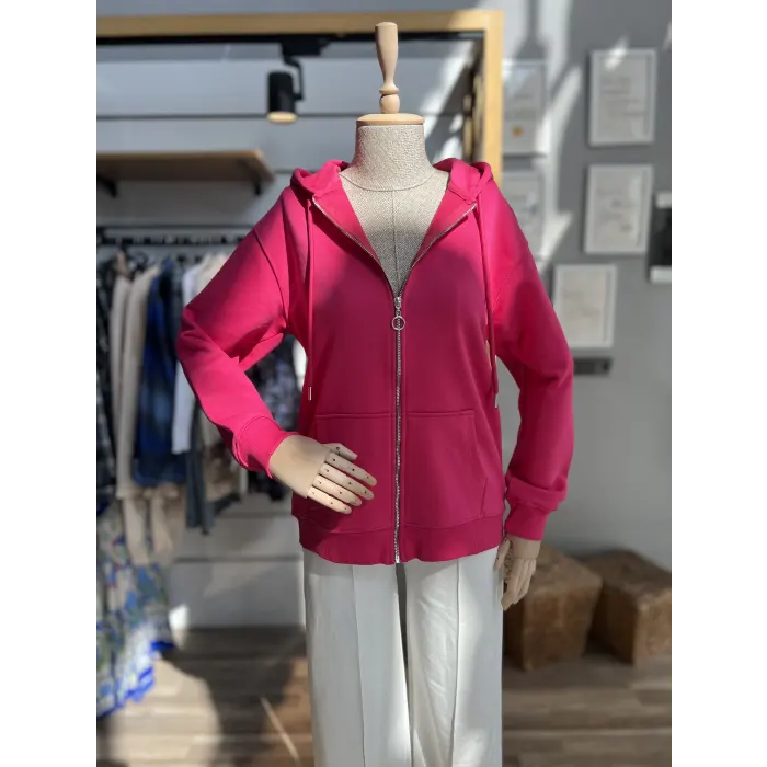 Loni Fermuarlı Sweatshirt Ceket