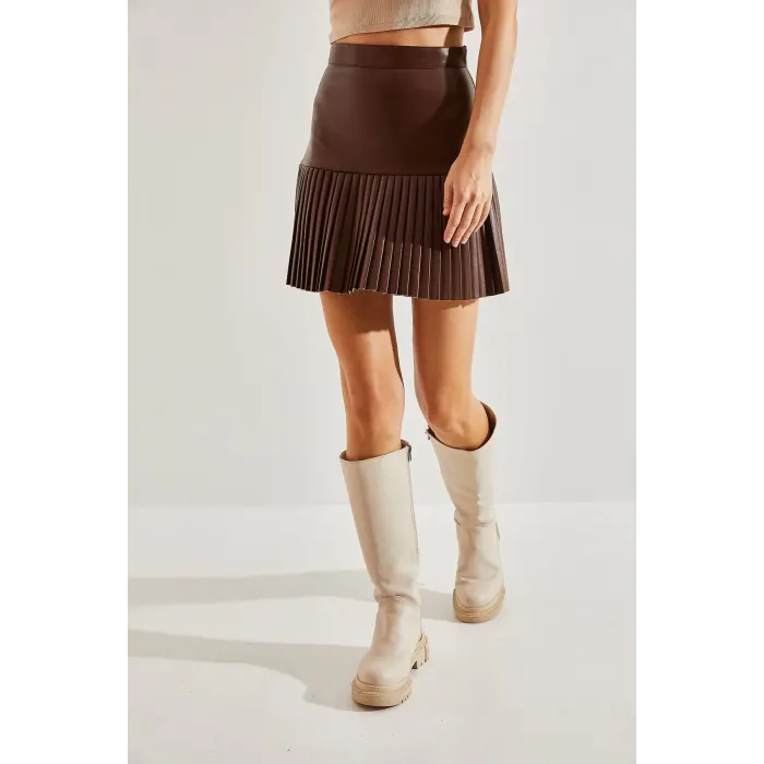 Melissa Piliseli Deri Etek