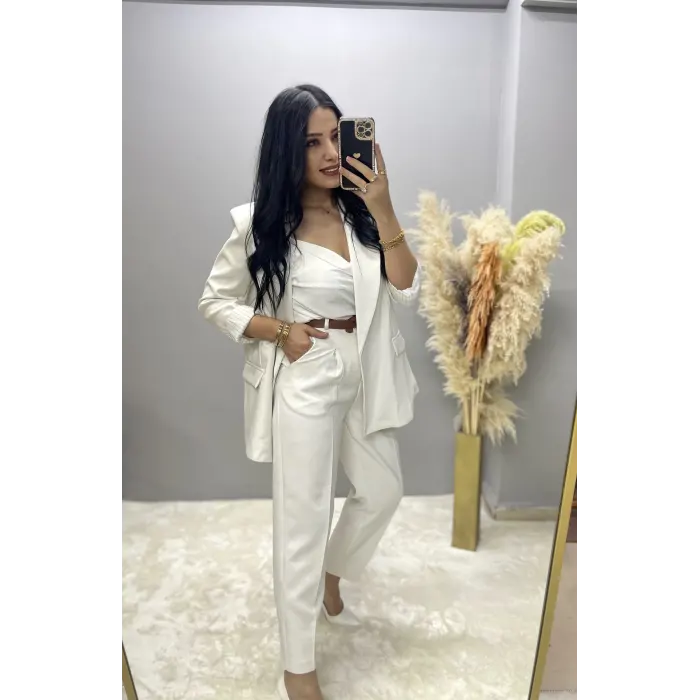 Mita Premium Kemerli Pantolon