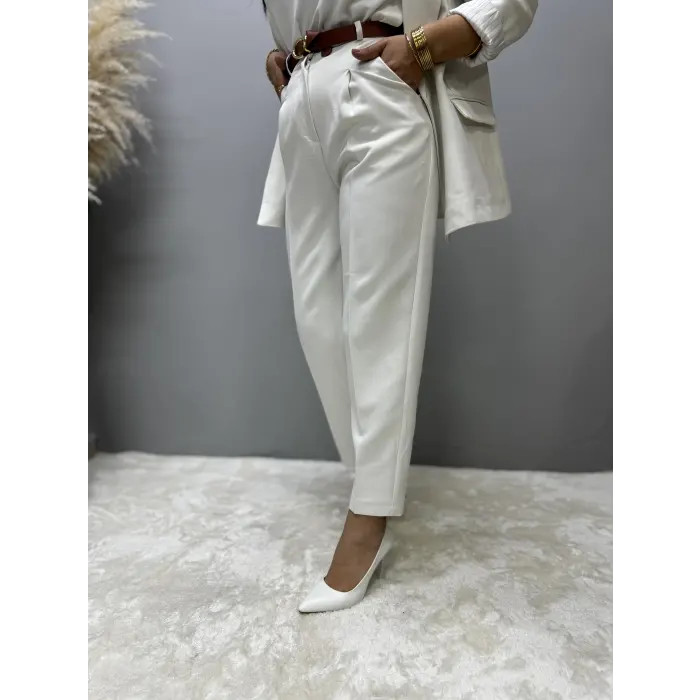 Mita Premium Kemerli Pantolon