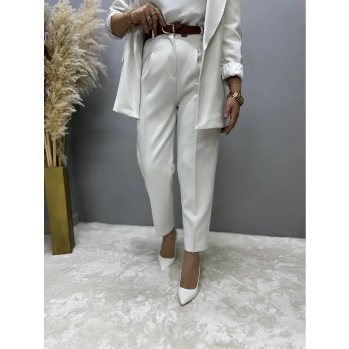 Mita Premium Kemerli Pantolon