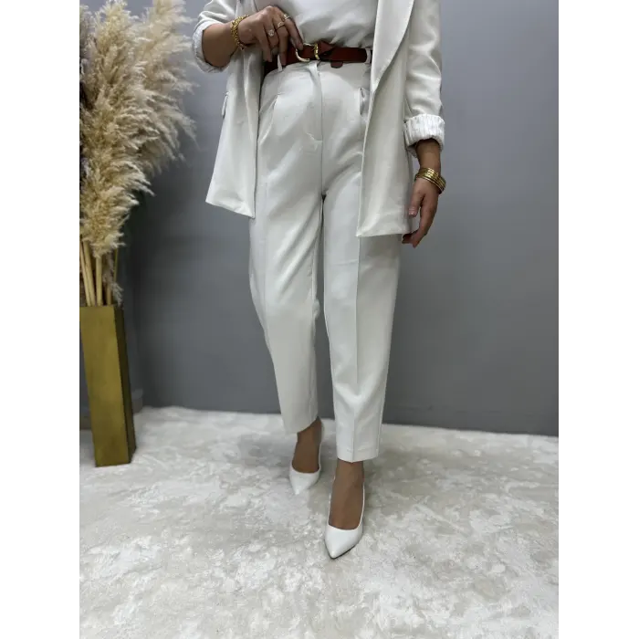 Mita Premium Kemerli Pantolon