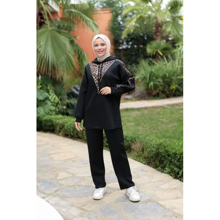 Monstar Leopar Detaylı İkili Takım