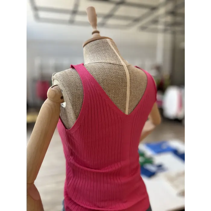 Neur Askılı Düğmeli Crop