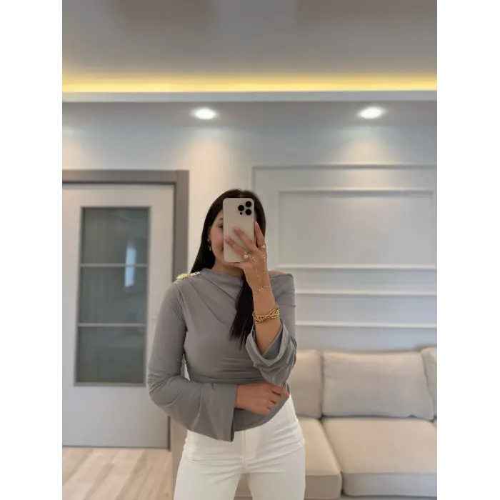 Omuz Güneş Aksesuar Sandy Bluz