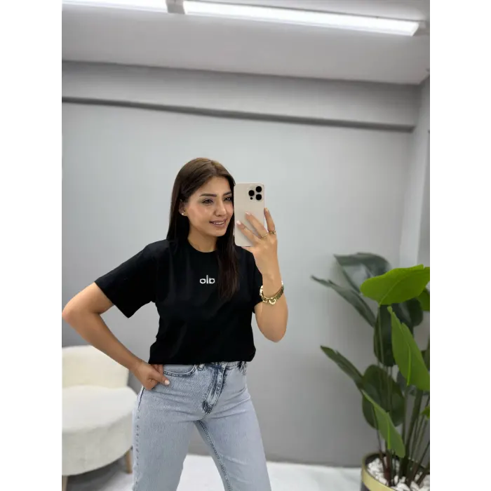 Orj Marka Alo Crop T-Shirt