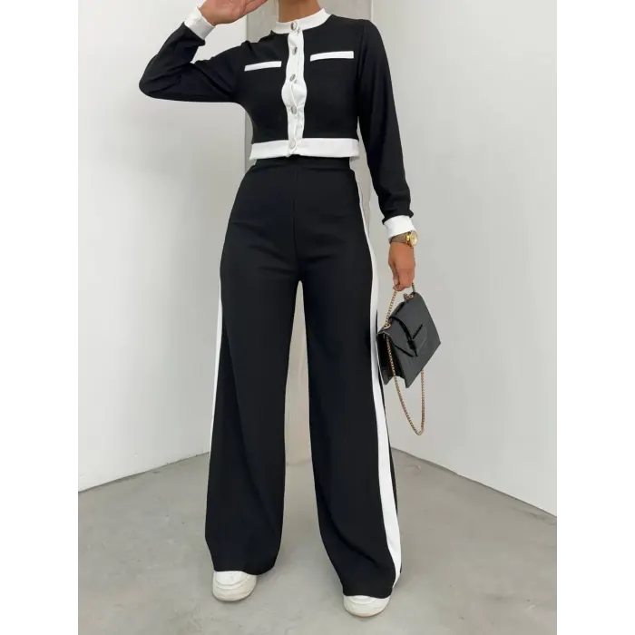 Ottoman Garnili Düğmeli Takım