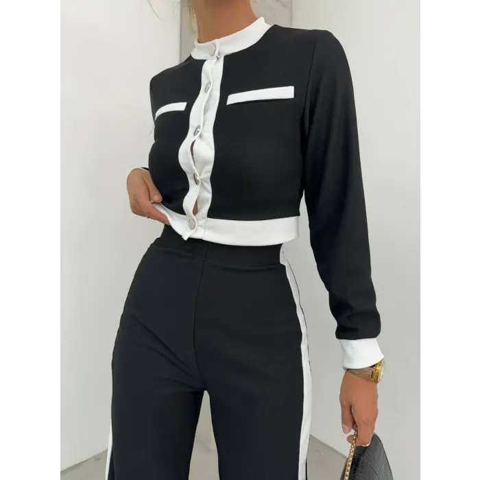 Ottoman Garnili Düğmeli Takım