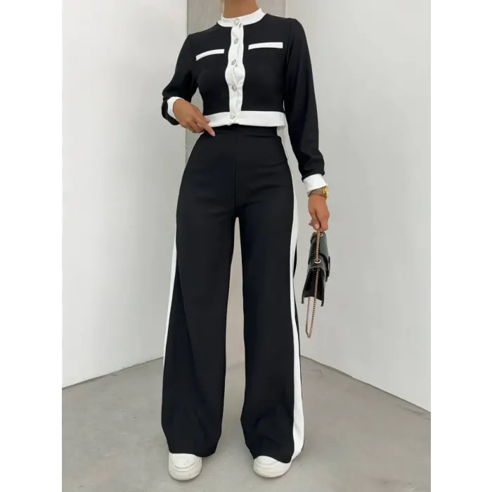 Ottoman Garnili Düğmeli Takım