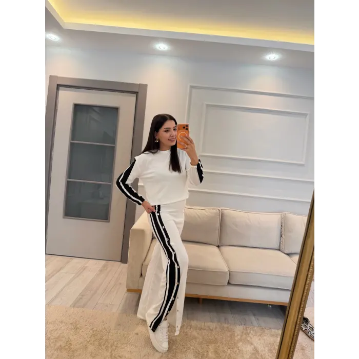 Ottoman Kumaş Çıt Çıt Detaylı Takım