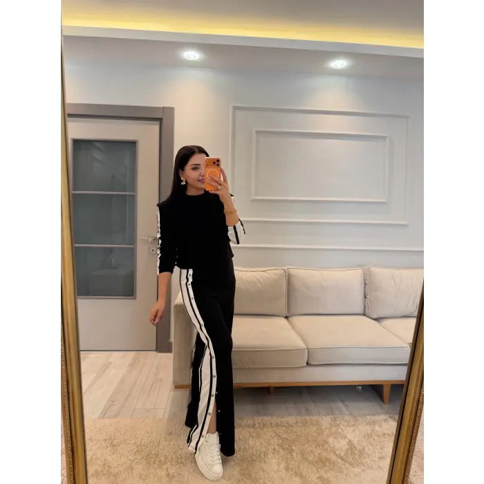 Ottoman Kumaş Çıt Çıt Detaylı Takım