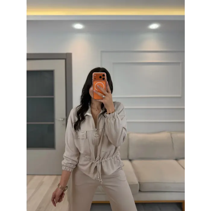 Oysh Ön Cepli Fermuarlı İkili Takım