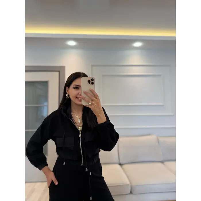 Oysh Paraşüt Garnili İkili Takım