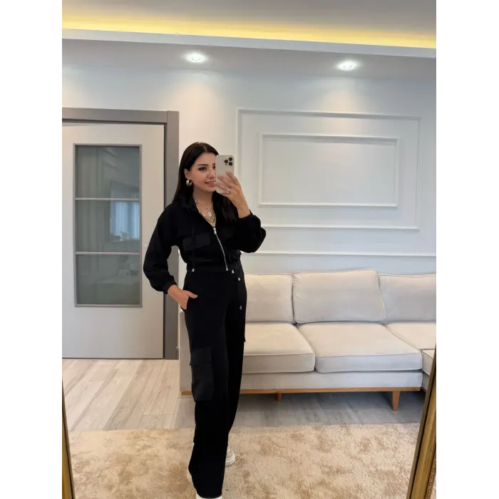 Oysh Paraşüt Garnili İkili Takım