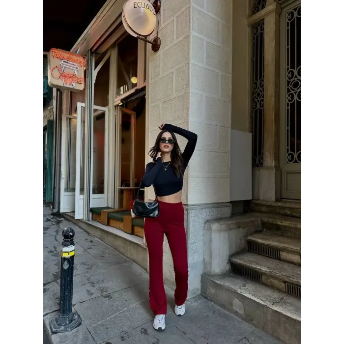 Paça Çıtçıtlı Oysh Pantolon