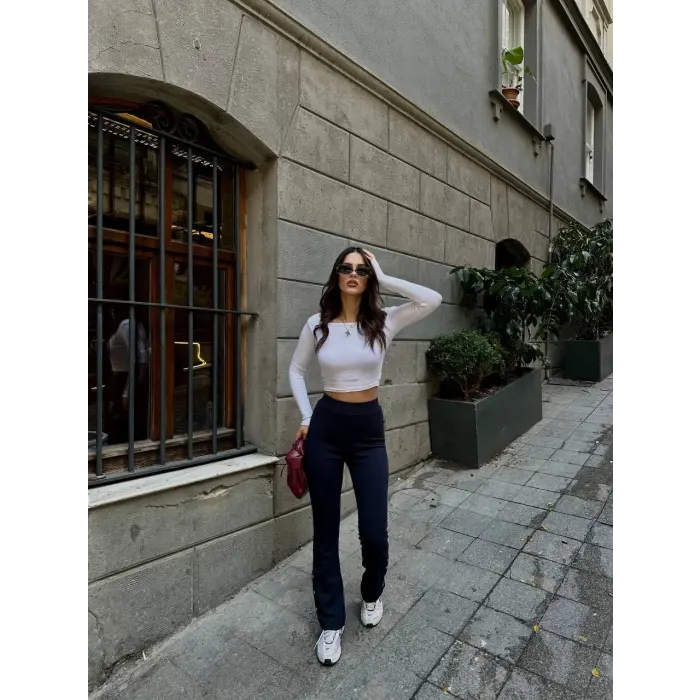 Paça Çıtçıtlı Oysh Pantolon