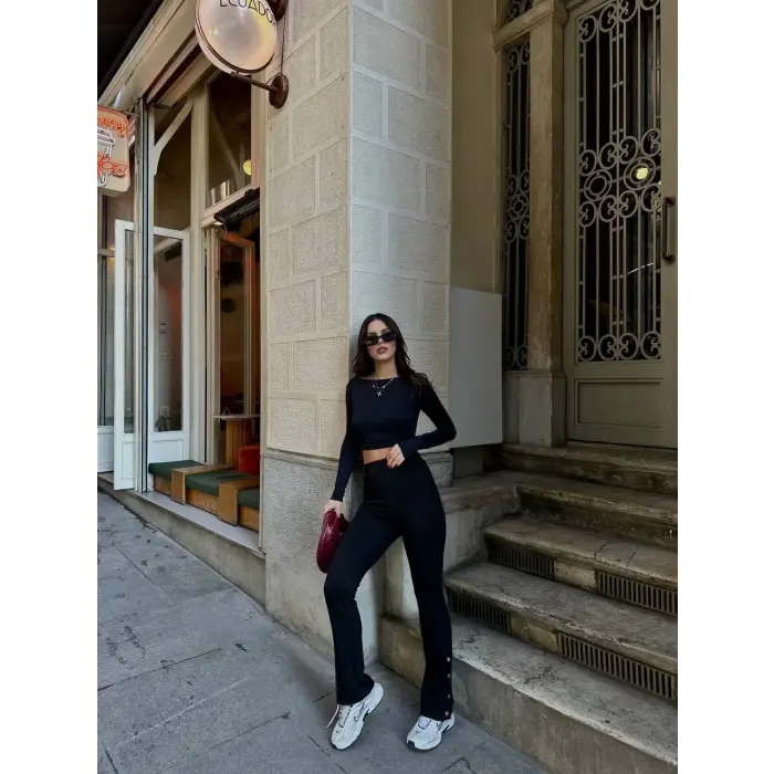 Paça Çıtçıtlı Oysh Pantolon