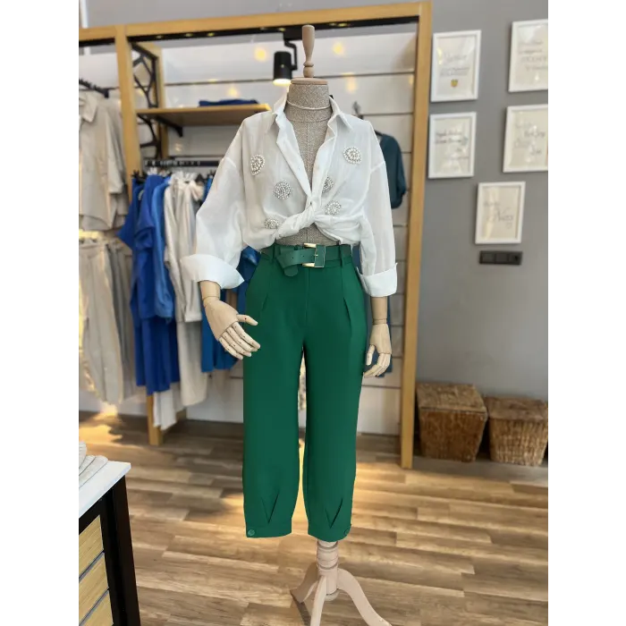 Pance Paça Bantlı Pantolon