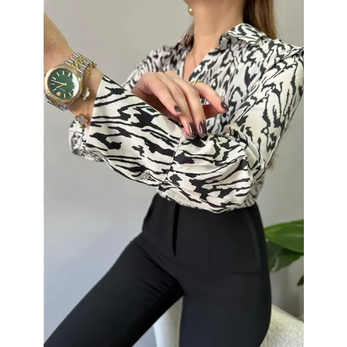 Parrilla Desenli Gömlek