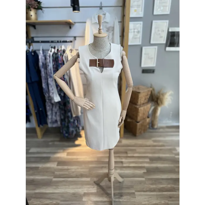 Portland Zra Muadil Kemer Detaylı Elbise