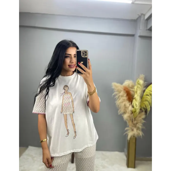 Premium Fisto Detaylı Tasarım T-Shirt