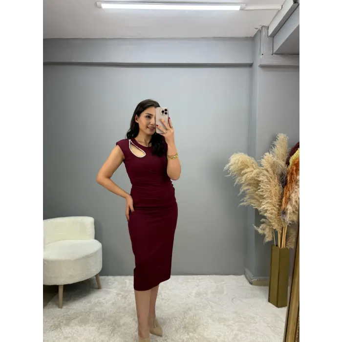 Premium Taş Detay Double Elbise