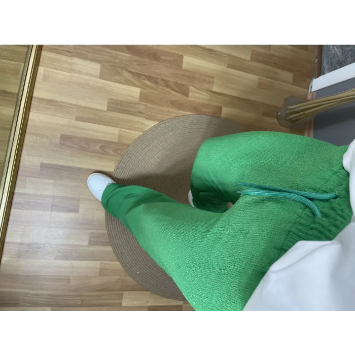 Roges Geniş Paça Gofre Pantolon