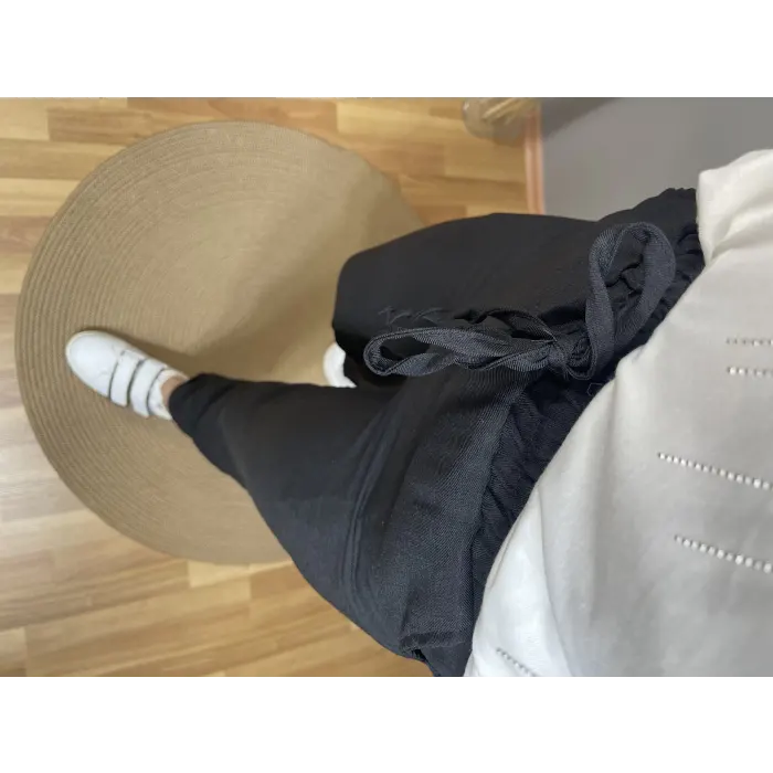 Rozev Duble Paça Keten Pantolon