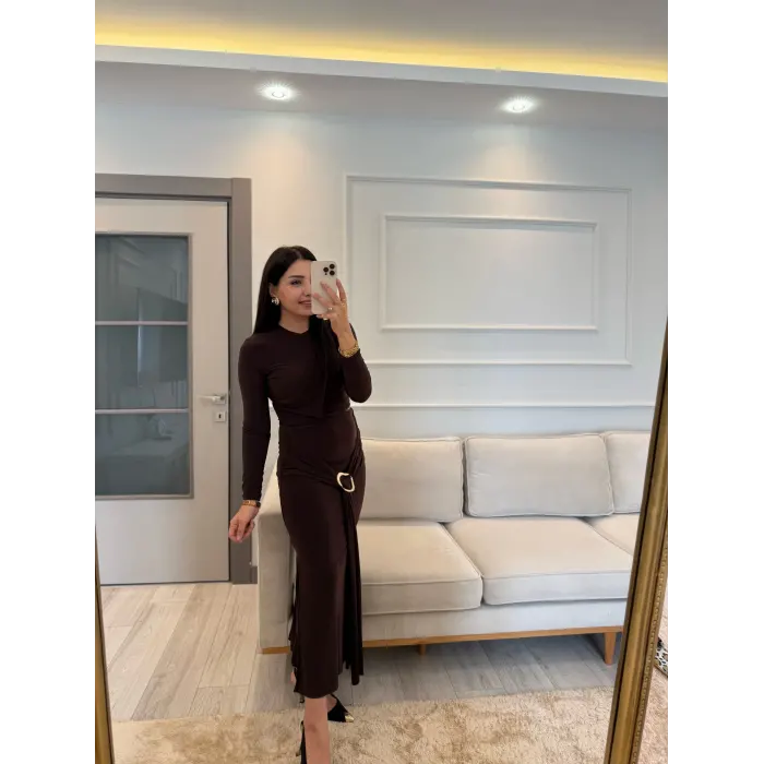 Sandy Tokalı Etek Bluz Takım