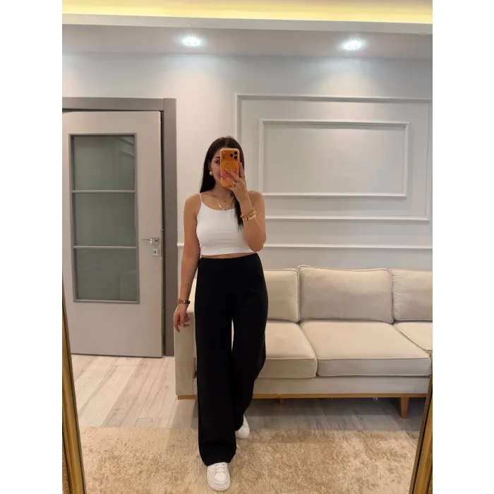 Selanik Kumaş Bol Paça Pantolon