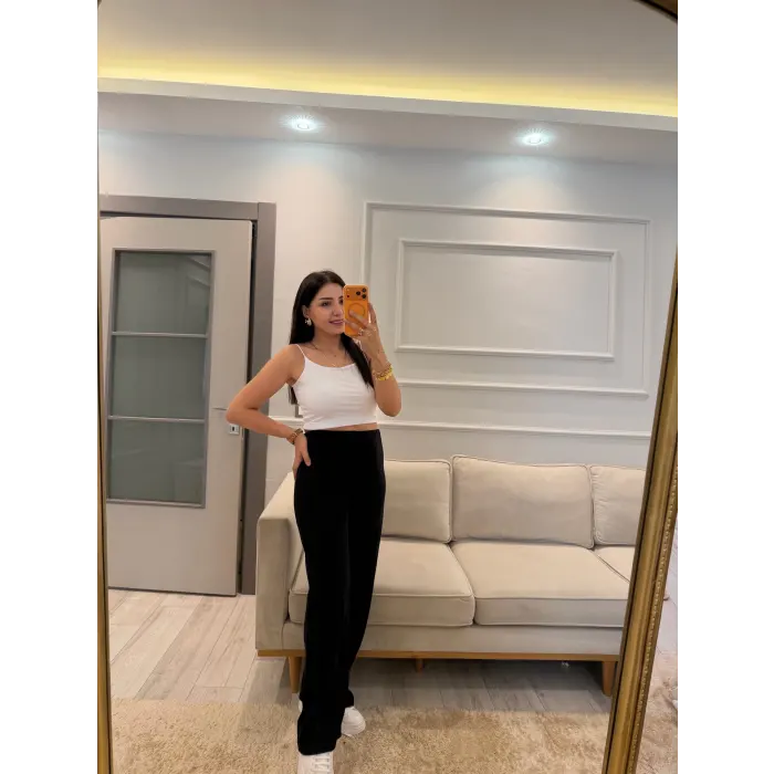 Selanik Kumaş Bol Paça Pantolon