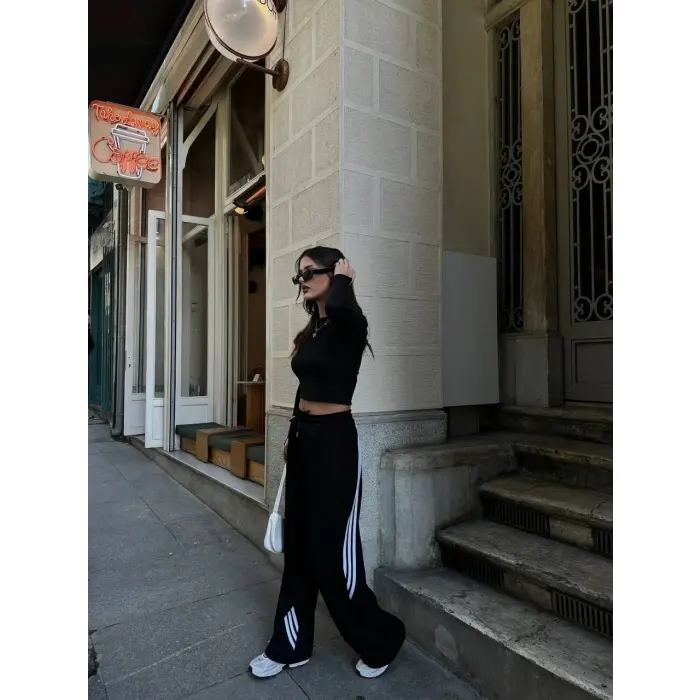 Şeritli Modal Eşofman