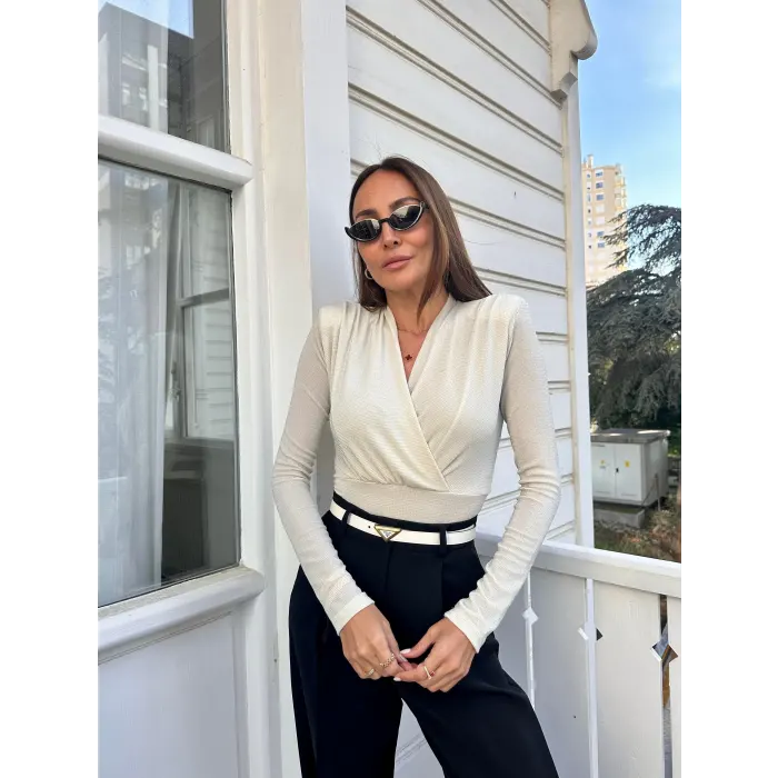 Shiqa Vatkalı Sim Detaylı Bluz