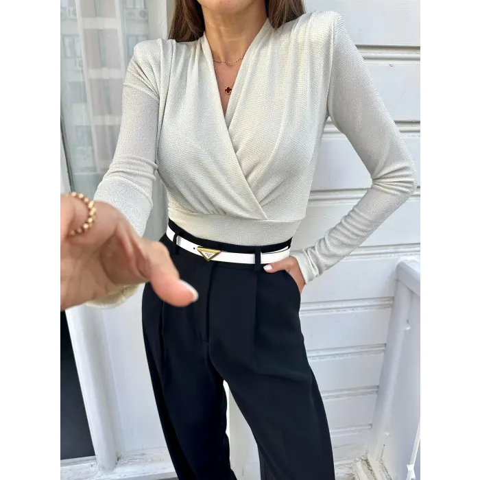 Shiqa Vatkalı Sim Detaylı Bluz