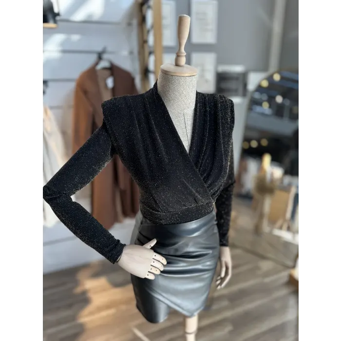 Shiqa Vatkalı Sim Detaylı Bluz