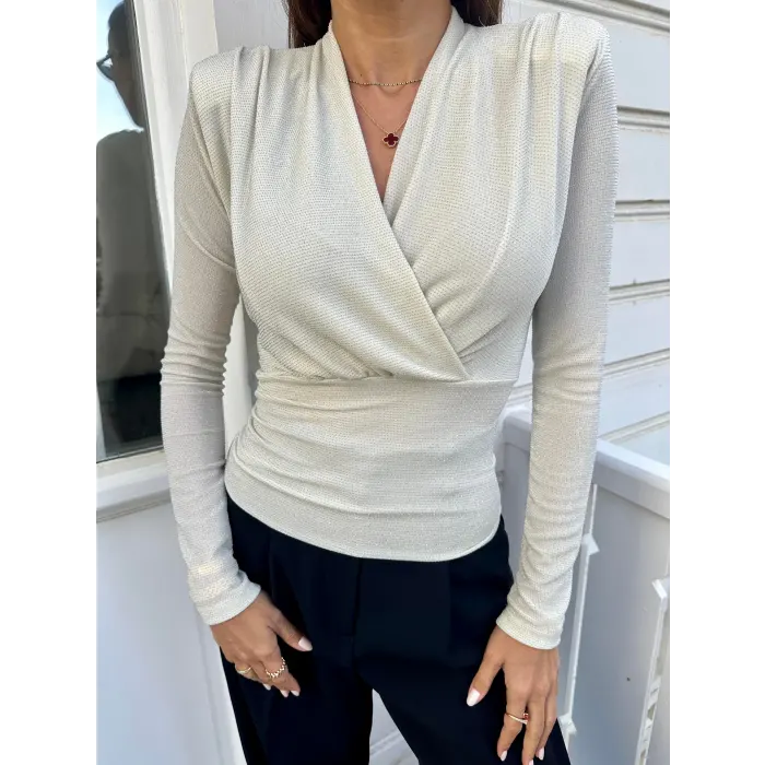 Shiqa Vatkalı Sim Detaylı Bluz