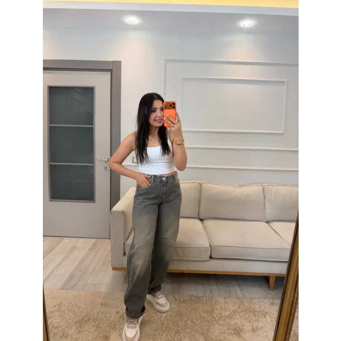 Solvey Kahve Baggy Jean