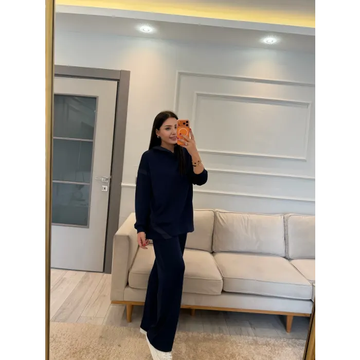 Tasarım Şerit Detaylı Modal Takım