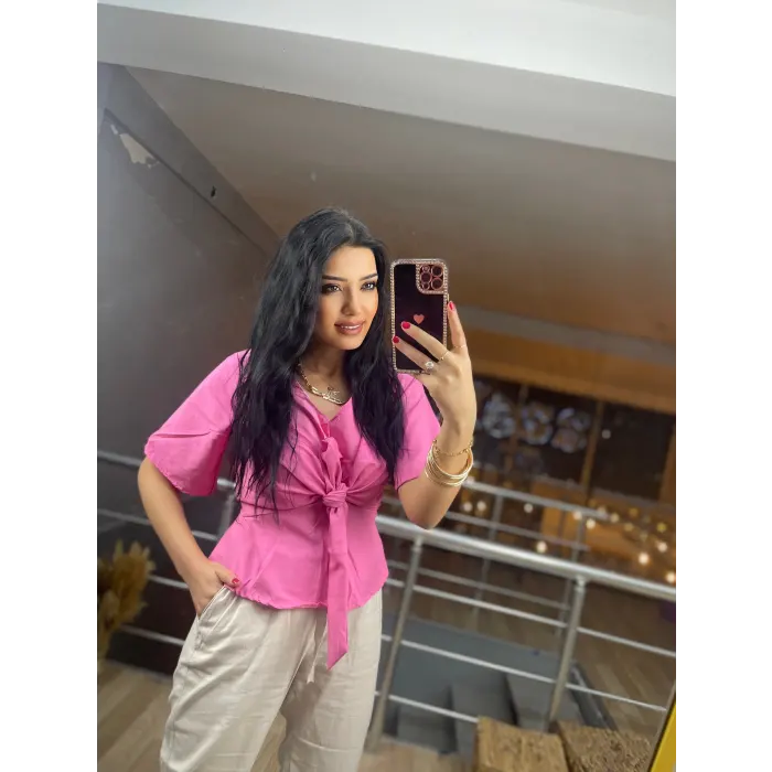 Teckolo Kelebek Bluz