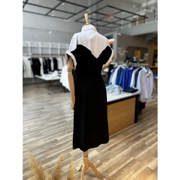 Tienda Kuşaklı Midi Boy Elbise