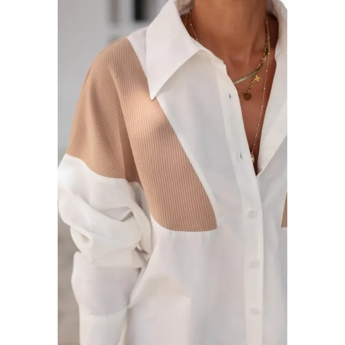 Tolmin Triko Detaylı Gömlek