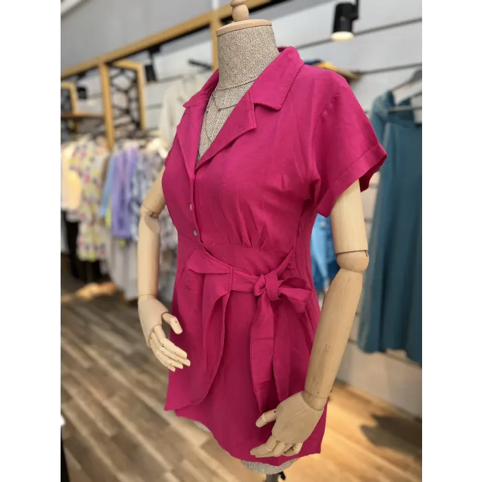 Triple Keten Bağlamalı Elbise