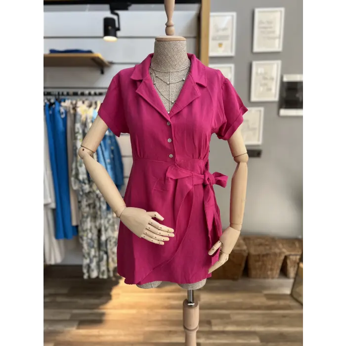 Triple Keten Bağlamalı Elbise