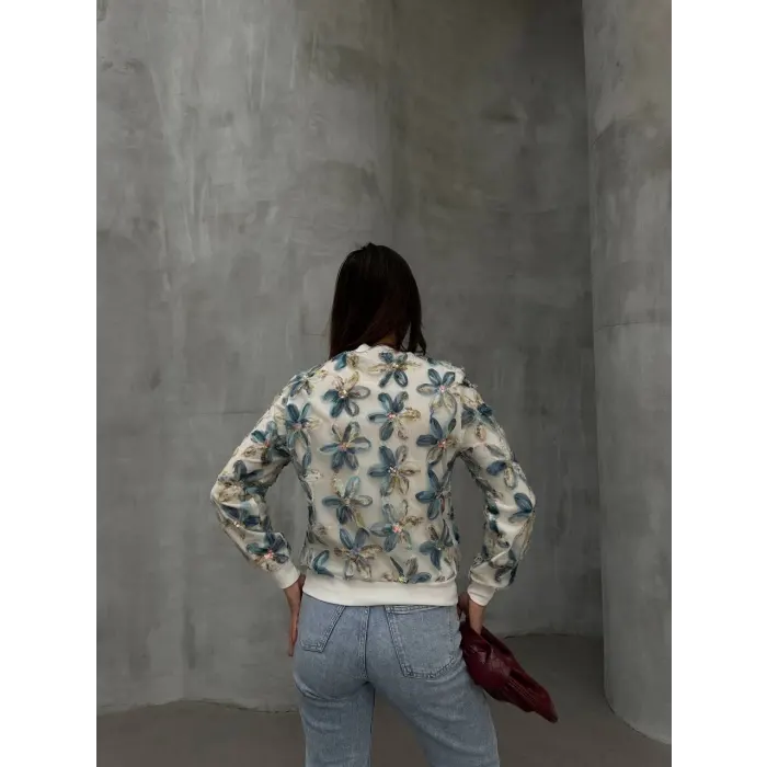 Tül Garni Ottoman Kumaş Ceket