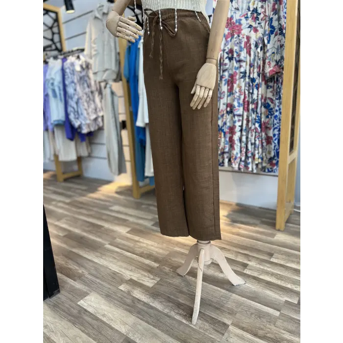 Vase Keten Palazzo Pantolon