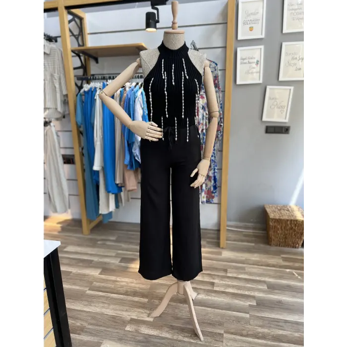 Vase Keten Palazzo Pantolon