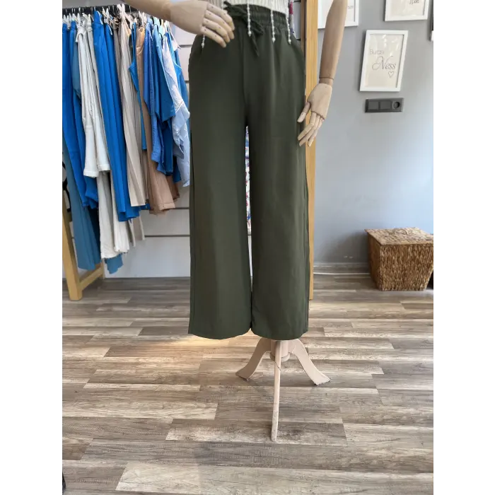 Vase Keten Palazzo Pantolon