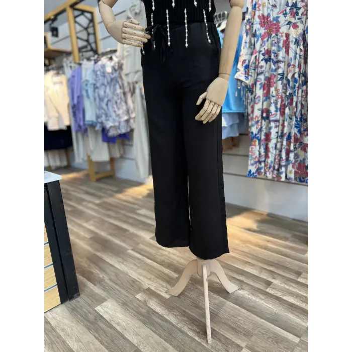 Vase Keten Palazzo Pantolon